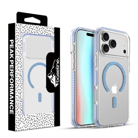 baseline Shimmer Series MagSafe Case for Apple iPhone 17 Pro Max - Blue(1103313) (MSRP $49.99)