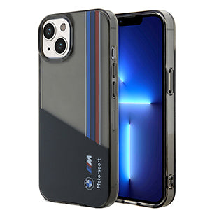 iPhone 15/14/13 - BMW HC MOTORSPORT IML VERTICAL STRIPES - Black ( 1107741) (MSRP $79.99)