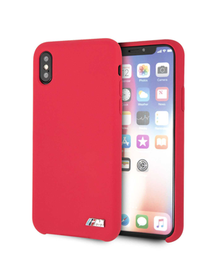 iPhone X/XS BMW Red Silicone Hard Case(128)