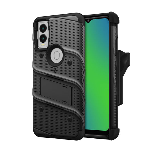 ZIZO BOLT BUNDLE CRICKET MAGIC 5G CASE WITH TEMPERED GLASS - BLACK (1106067)