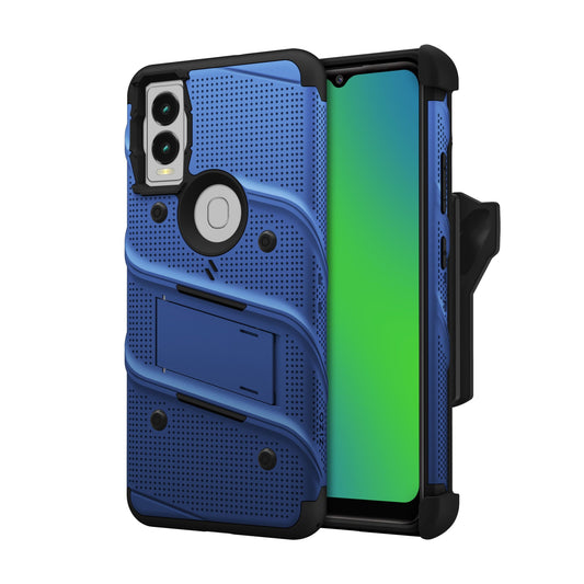 ZIZO BOLT BUNDLE CRICKET MAGIC 5G CASE WITH TEMPERED GLASS - BLUE (1106066)
