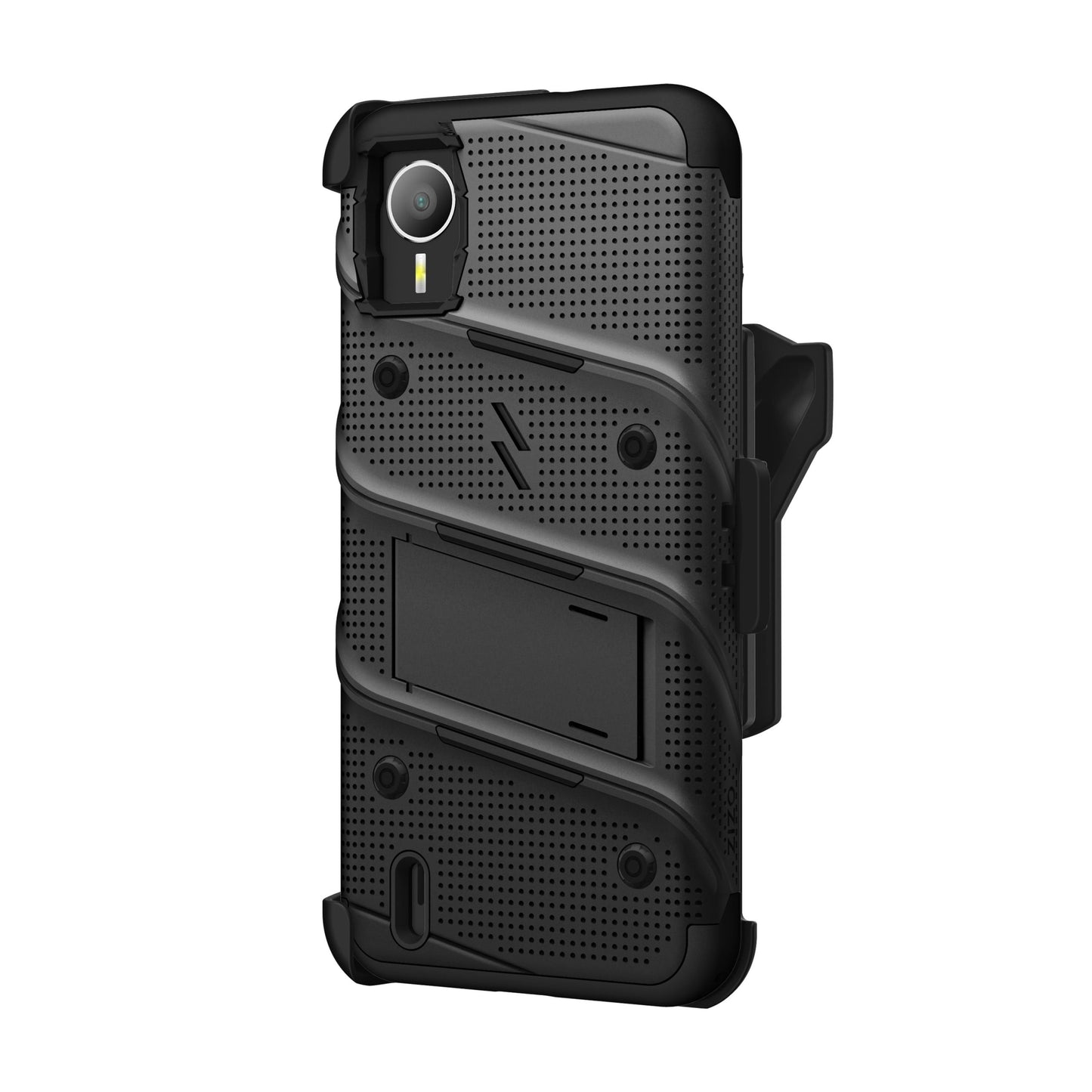 ZIZO BOLT BUNDLE CRICKET DEBUT S2 CASE WITH TEMPERED GLASS - BLACK (1106242)