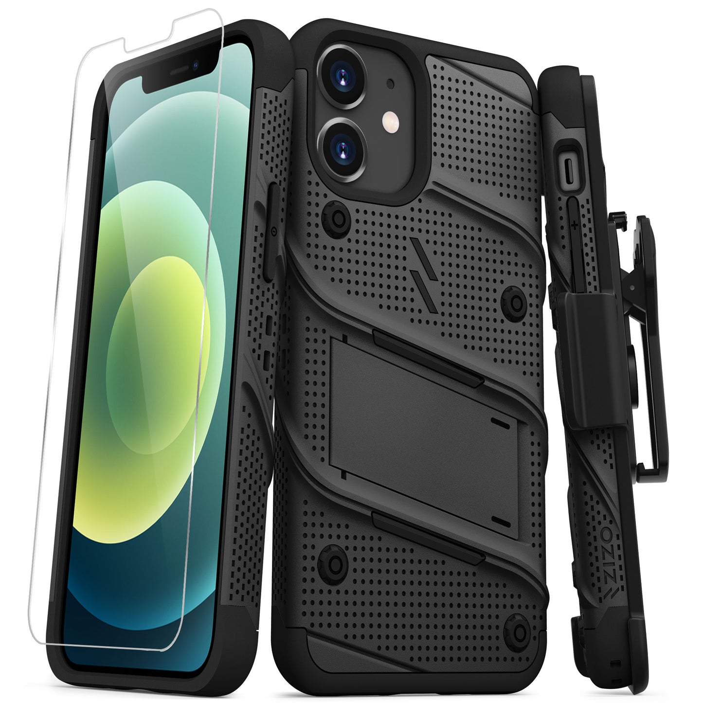 Apple iPhone 12 Mini 5.4 ZIZO BOLT Series Case - Black (110102)