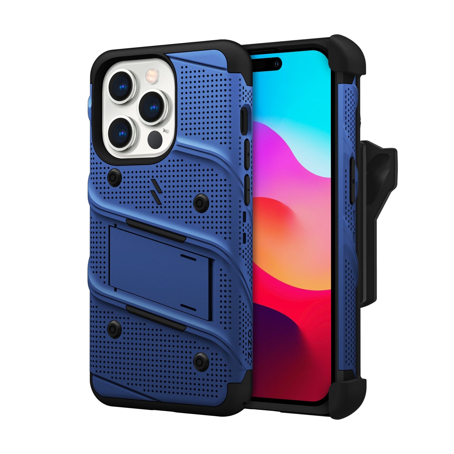 ZIZO BOLT BUNDLE IPHONE 15 PRO CASE WITH TEMPERED GLASS - BLUE (1106158)