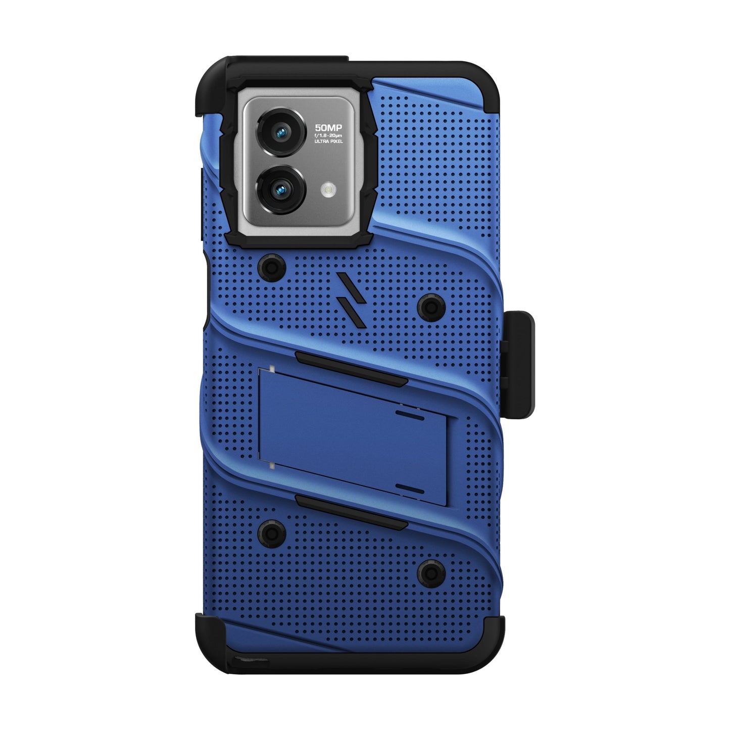 MOTO G STYLUS (2023) / MOTO G STYLUS 5G (2023) ZIZO BOLT BUNDLE CASE WITH TEMPERED GLASS - BLUE (1105797)