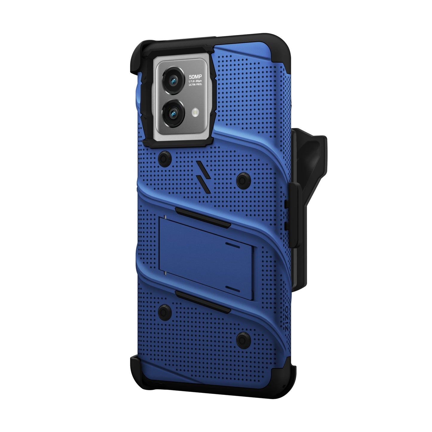 MOTO G STYLUS (2023) / MOTO G STYLUS 5G (2023) ZIZO BOLT BUNDLE CASE WITH TEMPERED GLASS - BLUE (1105797)