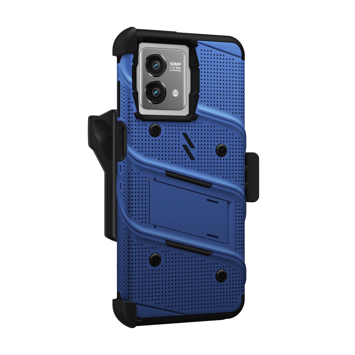 MOTO G STYLUS (2023) / MOTO G STYLUS 5G (2023) ZIZO BOLT BUNDLE CASE WITH TEMPERED GLASS - BLUE (1105797)