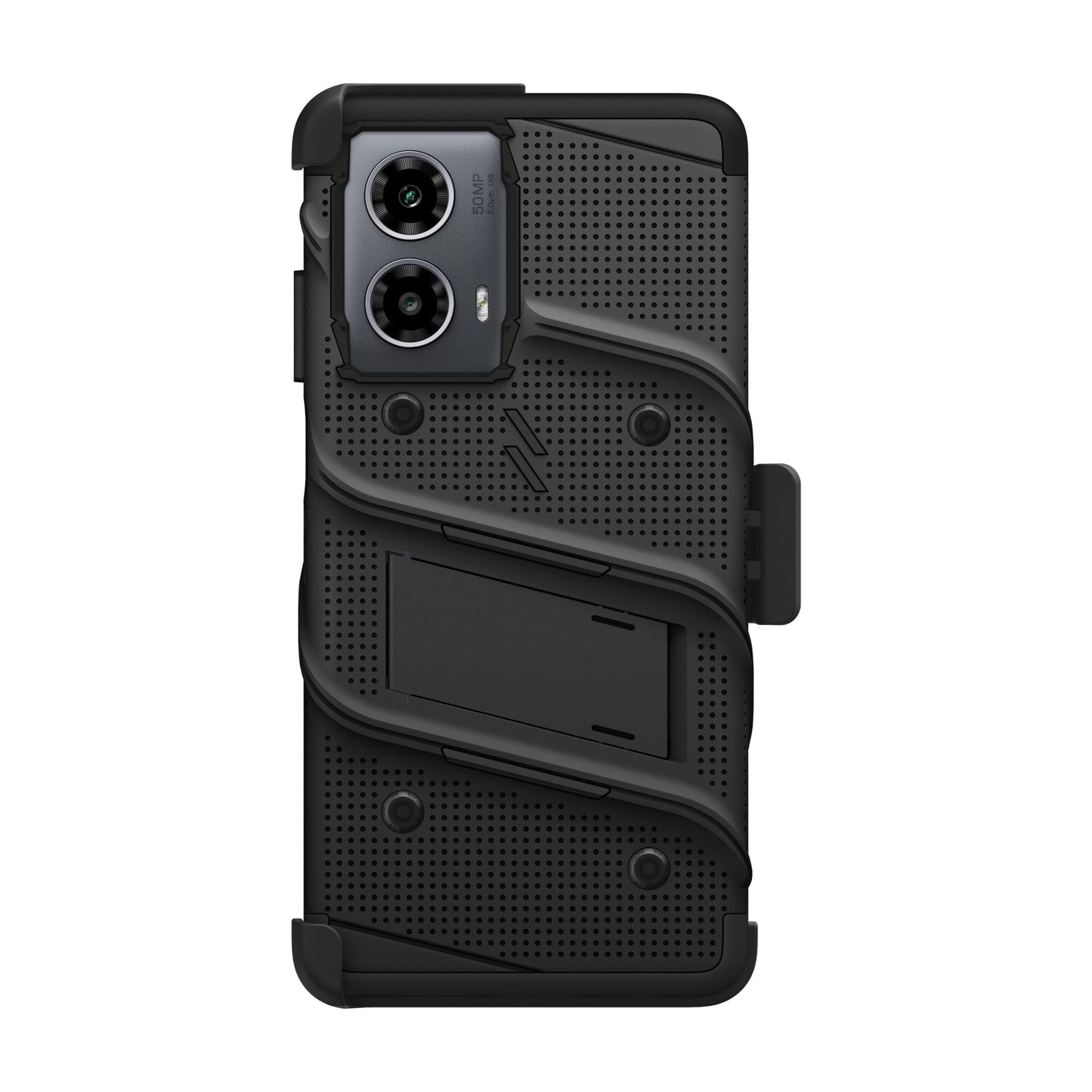 MOTO G STYLUS 5G (2024) ZIZO BOLT BUNDLE CASE WITH TEMPERED GLASS - BLACK (1107000)