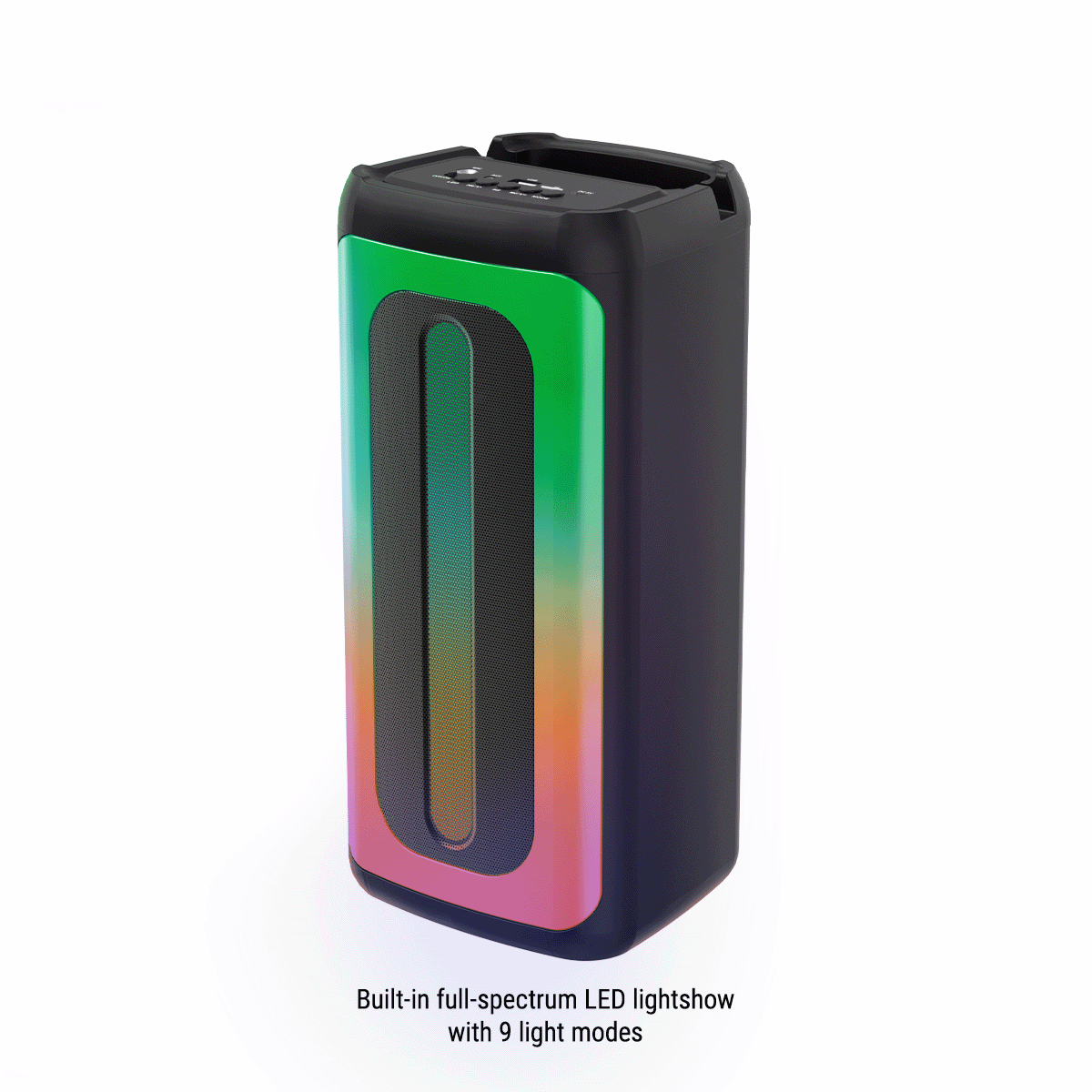 Bosbos Wireless Bluetooth Party Speaker Vibe™ Max - 14.6" LED - Black (1107679)