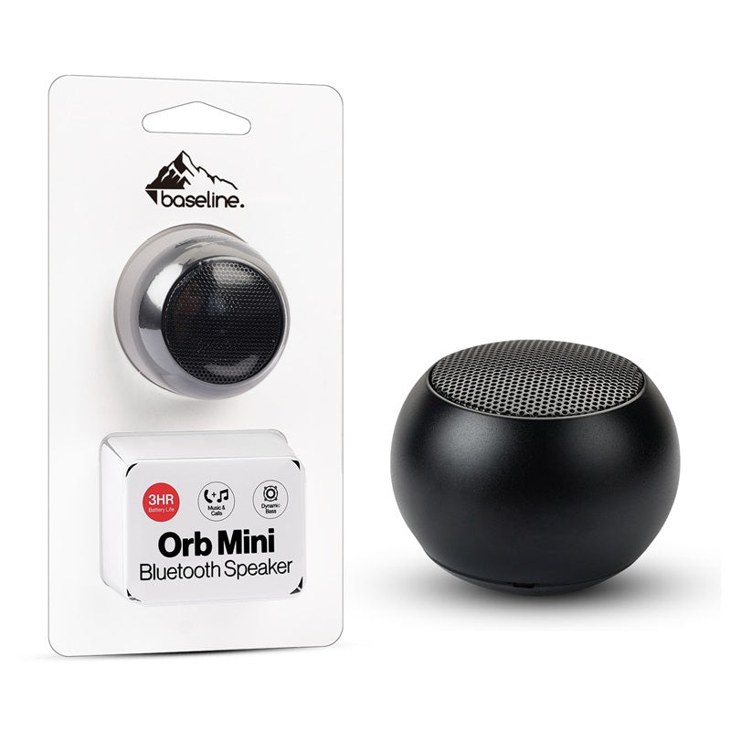 baseline Orb Mini Wireless Speaker – Black  ( 1103686) (MSRP $39.99)