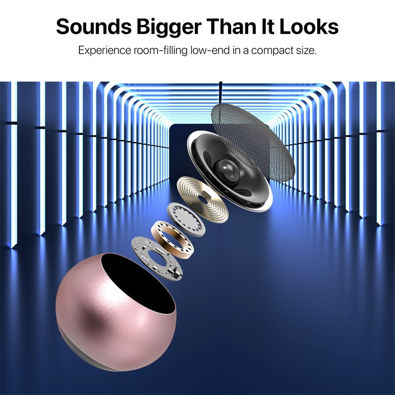 baseline Orb Mini Wireless Speaker – Pink  ( 1103688) (MSRP $39.99)