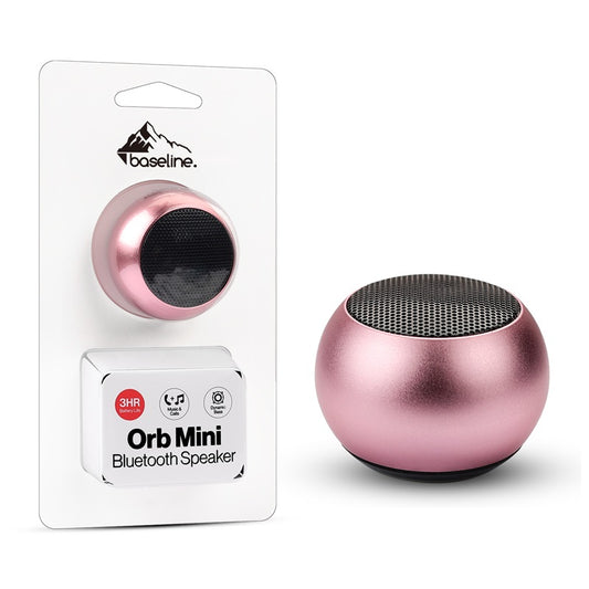 baseline Orb Mini Wireless Speaker – Pink  ( 1103688) (MSRP $39.99)