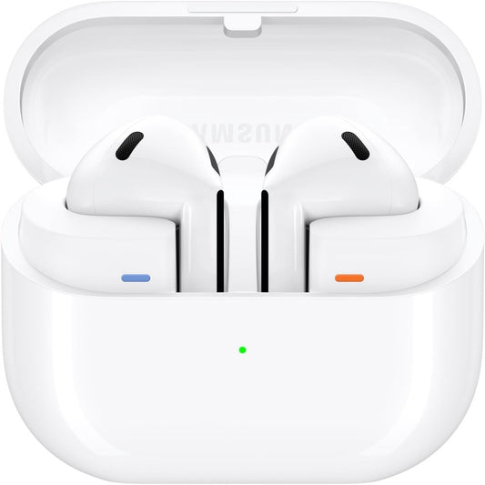 SAMSUNG Galaxy Buds 3 AI True Wireless Bluetooth Earbuds, Sound Optimization, Real-Time Interpreter, Noise Cancelling, Redesigned Fit, Touch Control (WHITE) (1102701)