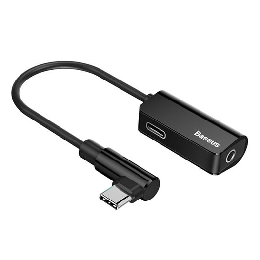 Baseus Type-C to C & 3.5mm jack L45 (Not Compatible with Samsung Series) - Black (1104531)