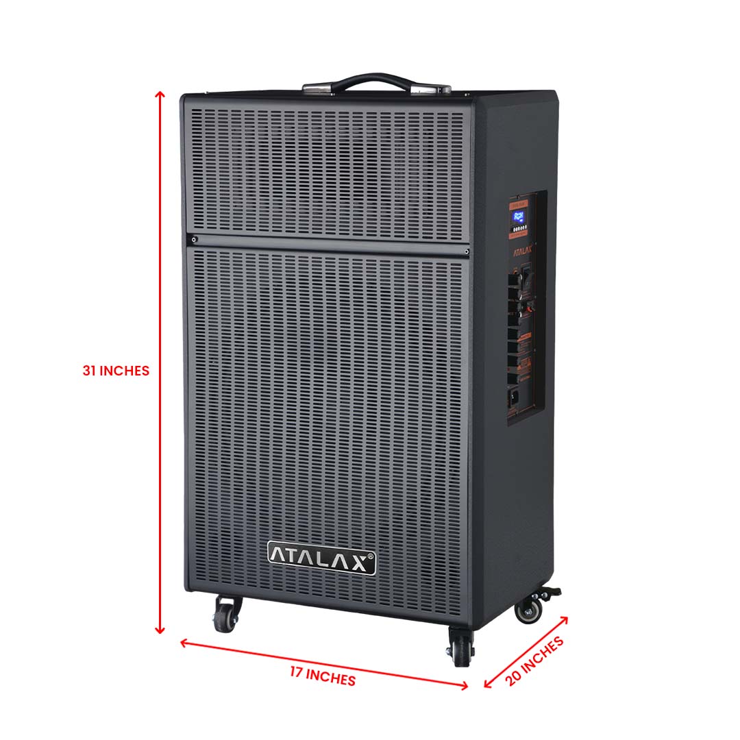 ATALAX - BUMP DJ SPEAKER with 1 Woofer 15″ + 1 Tweeter And  P.M.P.O 6000 W  (1103022)