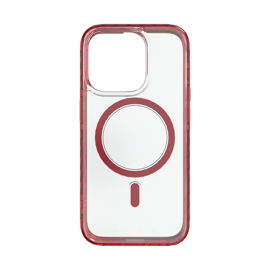 cellhelmet Magnitude Series - MagSafe Compatible - for iPhone 15 Pro (6.1") 2023 Scarlet Red ( 1107950) (MSRP $49.99)
