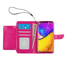 SAMSUNG A10E WALLET POUCH - HOT PINK (4142)