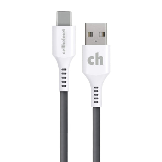 Cellhelmet Type-C to Type-A USB Charge/Sync Cable - 1ft Round ( 1103730) (MSRP $39.99)