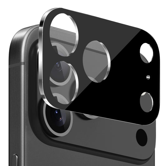 iPhone 17 Pro Max Camera Lens Colored Edge Tempered(2.5D) - Black (1103162) (MSRP $29.99)