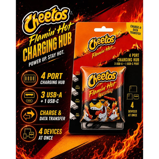 CANDY CHARGING HUB - EHUBCH-12-ST - Cheetos ( 1107995) (MSRP $59.99)