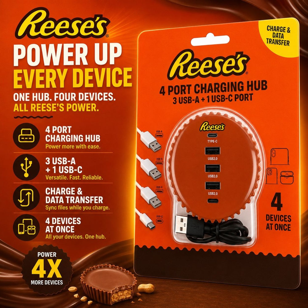CANDY CHARGING HUB - EHUBRS-12-ST - Reeses ( 1107997) (MSRP $59.99)