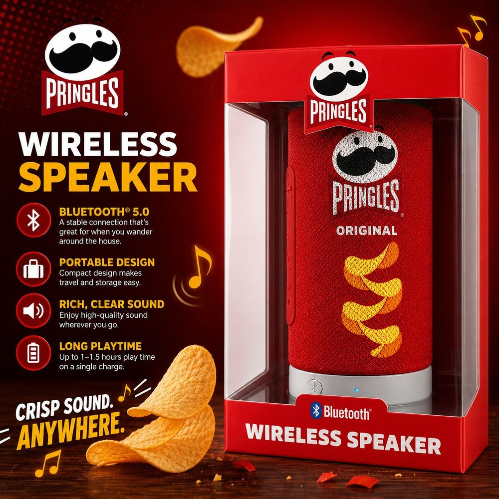 CANDY WIRELESS SPEAKER - ESPPR-12-ST - Pringles   ( 1108021) (MSRP $69.99)