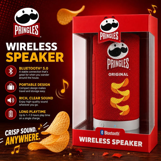 CANDY WIRELESS SPEAKER - ESPPR-12-ST - Pringles   ( 1108021) (MSRP $69.99)