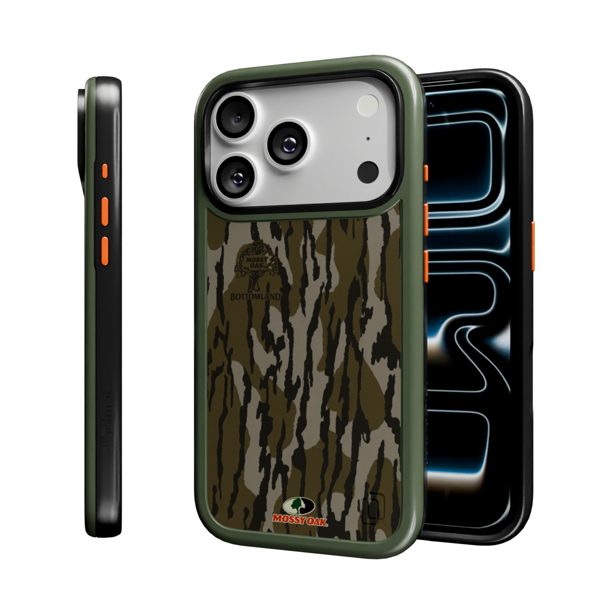 cellhelmet Fortitude Series for iPhone  17 Pro - Mossy Oak Bottomlands ( 1107875) (MSRP $59.99)