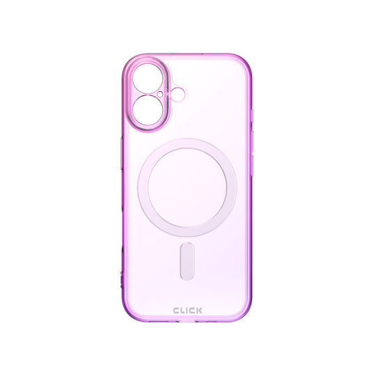 CLICK Clear Ombre MagSafe Series iPhone 17 Case - Pink Purple ( 1103490) (MSRP $59.99)