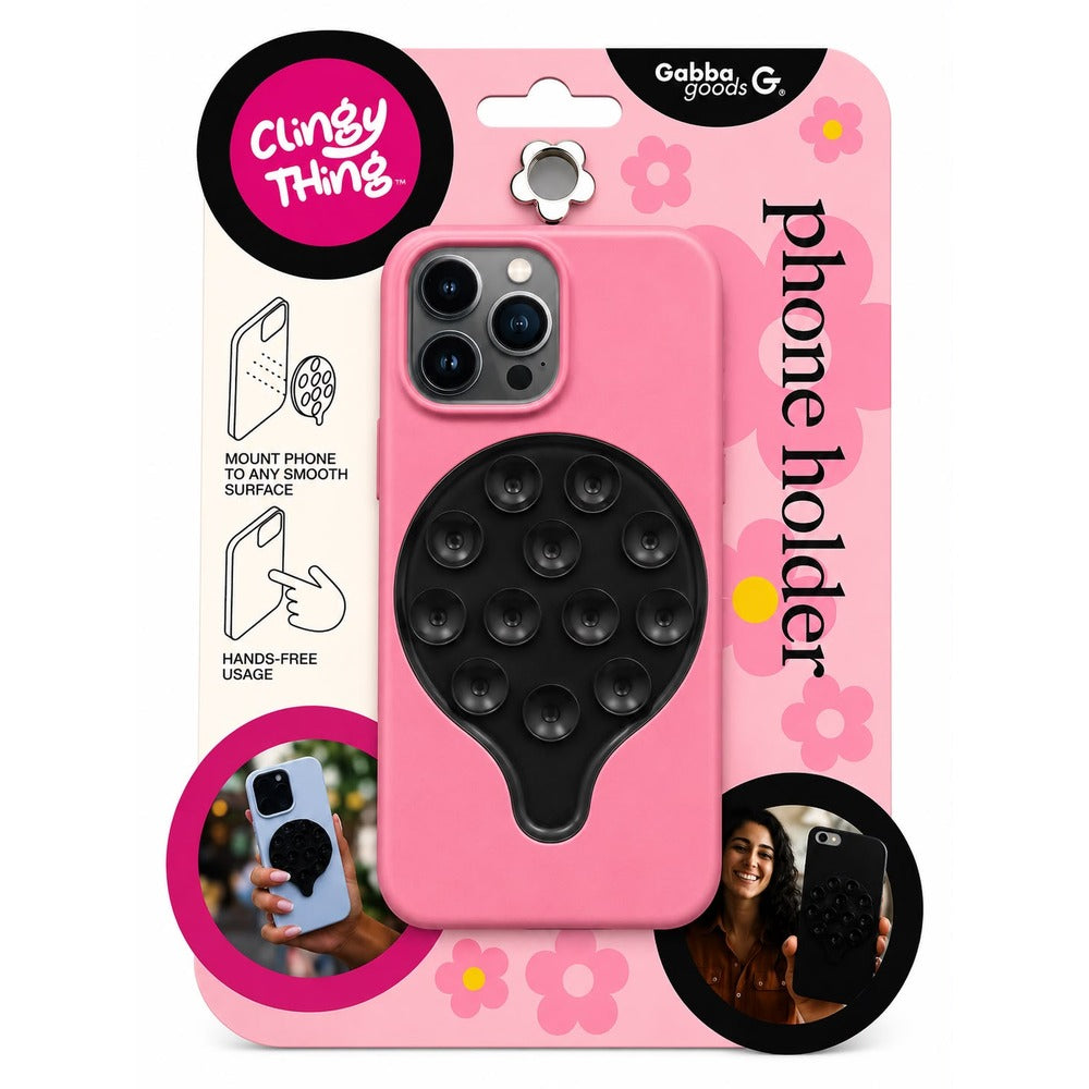 MAGNETIC SUCTION PHONE MOUNT - GG-MSSM-BLK - CLINGY THING BLACK ( 1108056) (MSRP $39.99)