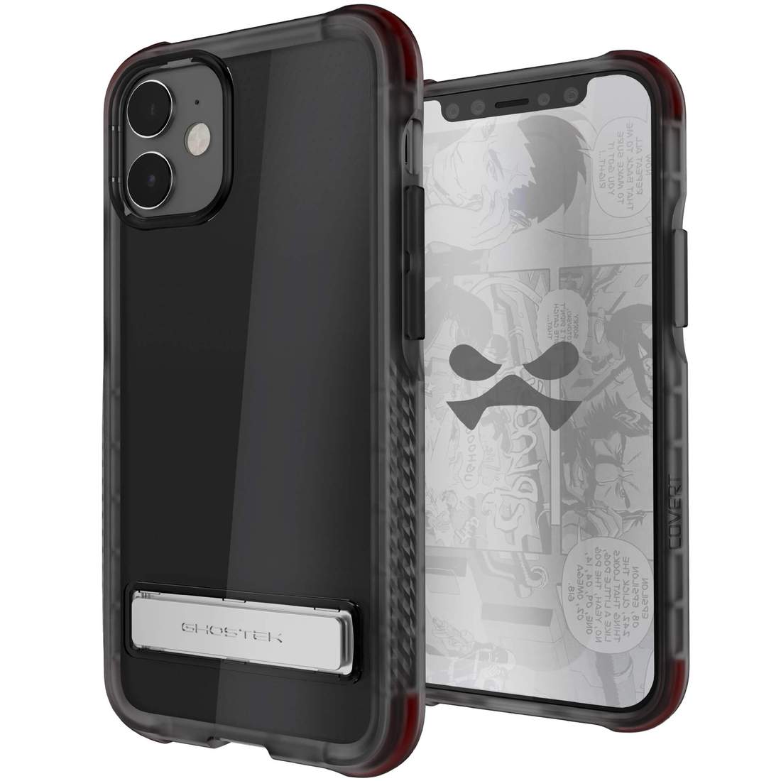 Apple iPhone 12 Mini 5.4 Ghostek Covert case With Stand - Smoke (1101730)
