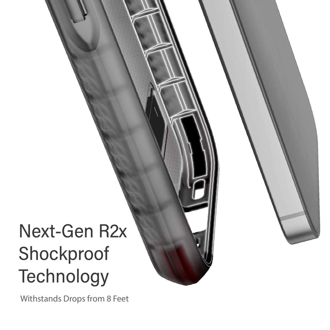 Apple iPhone 12 Mini 5.4 Ghostek Covert case With Stand - Smoke (1101730)