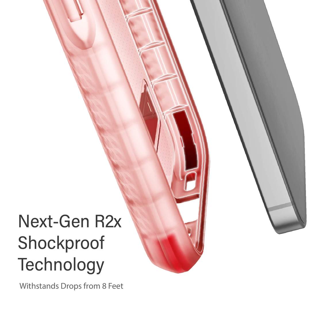 Apple iPhone 12 Mini 5.4 Ghostek Covert case With Stand - Pink (1101731)