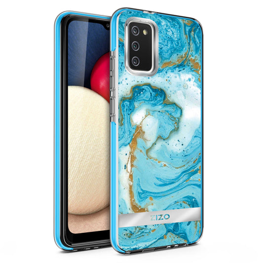 SAMSUNG GALAXY A02s ZIZO DIVINE SERIES CASE - AQUA (1101038)