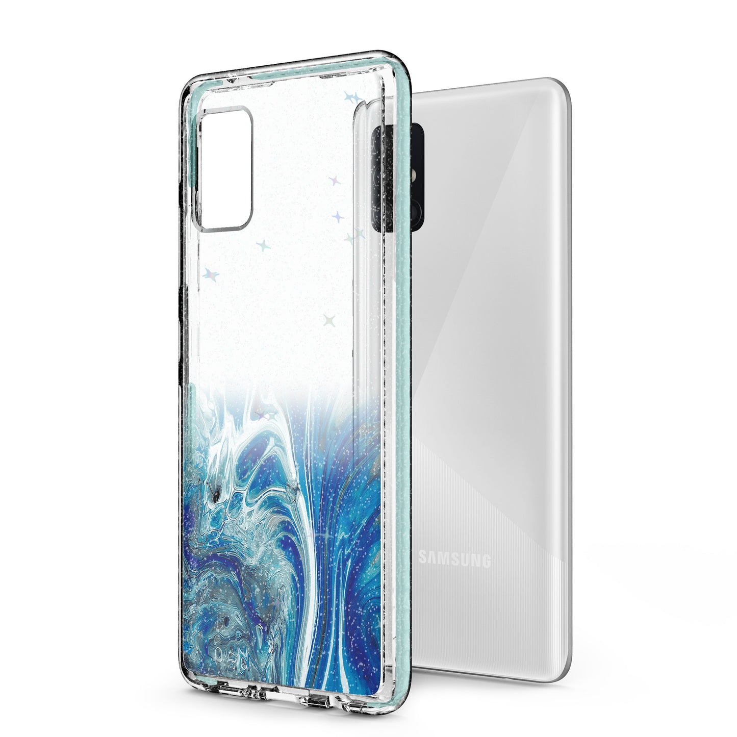 GALAXY A51 5G ZIZO DIVINE SERIES CASE - (ARCTIC) (10361)