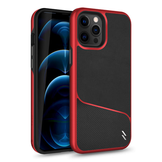 Apple iPhone 12 Pro Max 6.7'' ZIZO DIVISION Series case - Black & Red (110344)