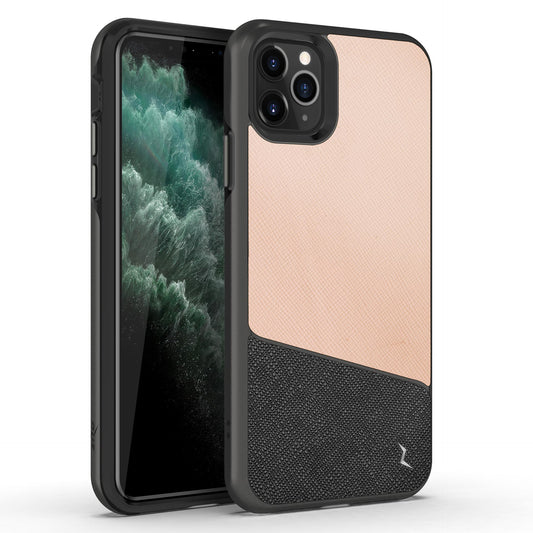 IPHONE 11 PRO MAX ZIZO DIVISION CASE-SAFFIANO BLUSH (9599)