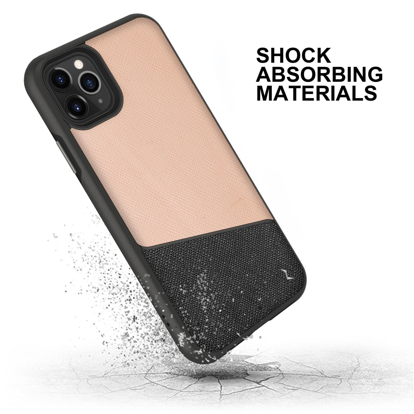 IPHONE 11 PRO MAX ZIZO DIVISION CASE-SAFFIANO BLUSH (9599)