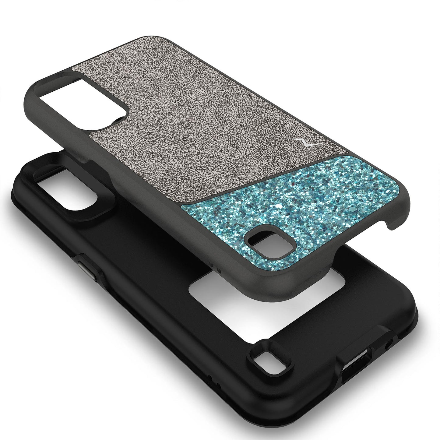 Samsung Galaxy A01 ZIZO DIVISION Series Case- Black & Mint (9743)