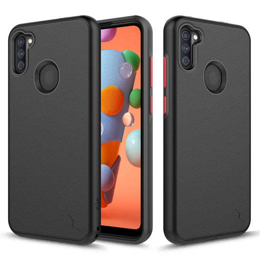 SAMSUNG GALAXY A11 ZIZO DIVISION SERIES CASE - BLACK (9994)