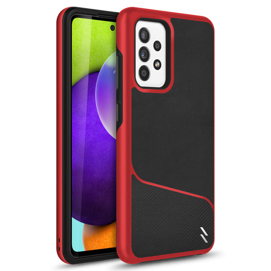 SAMSUNG GALAXY A52 5G ZIZO DIVISION SERIES CASE - BLACK & RED  (1101107)