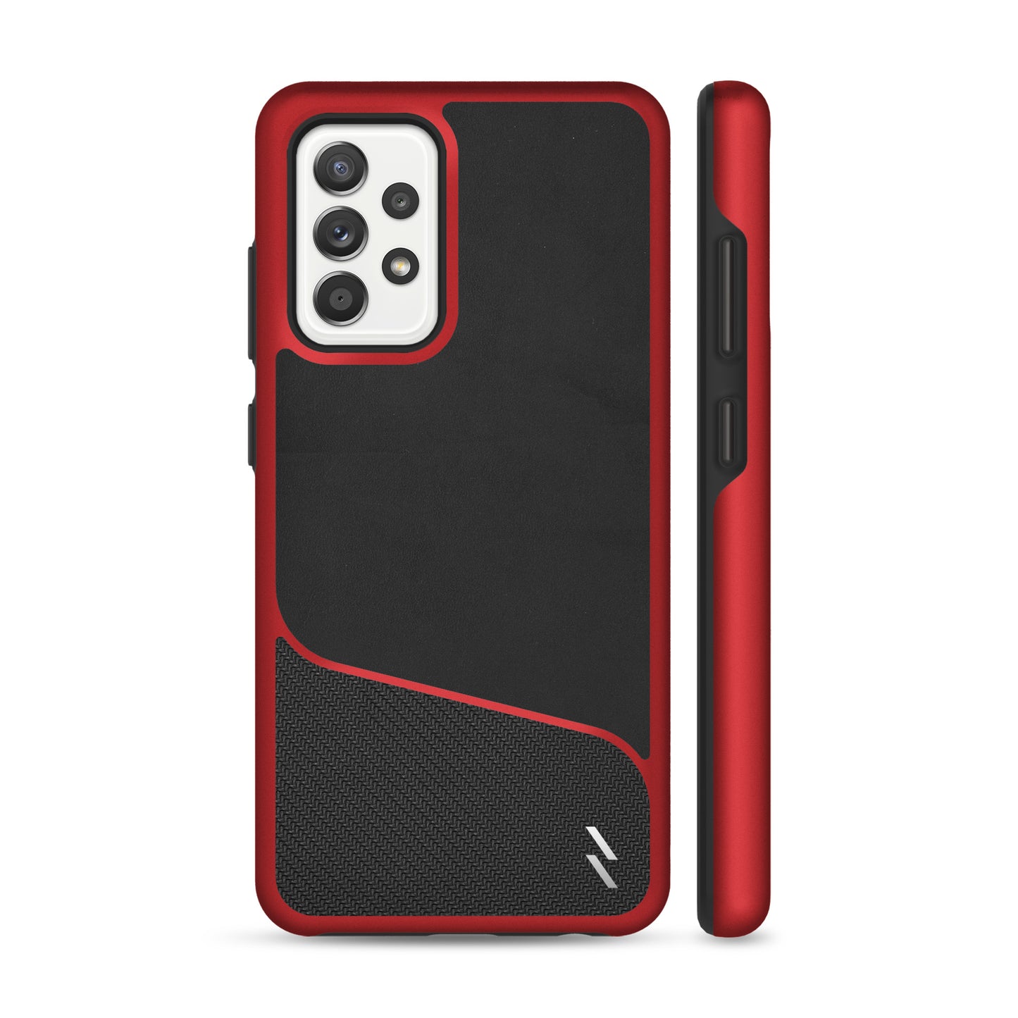 SAMSUNG GALAXY A52 5G ZIZO DIVISION SERIES CASE - BLACK & RED  (1101107)