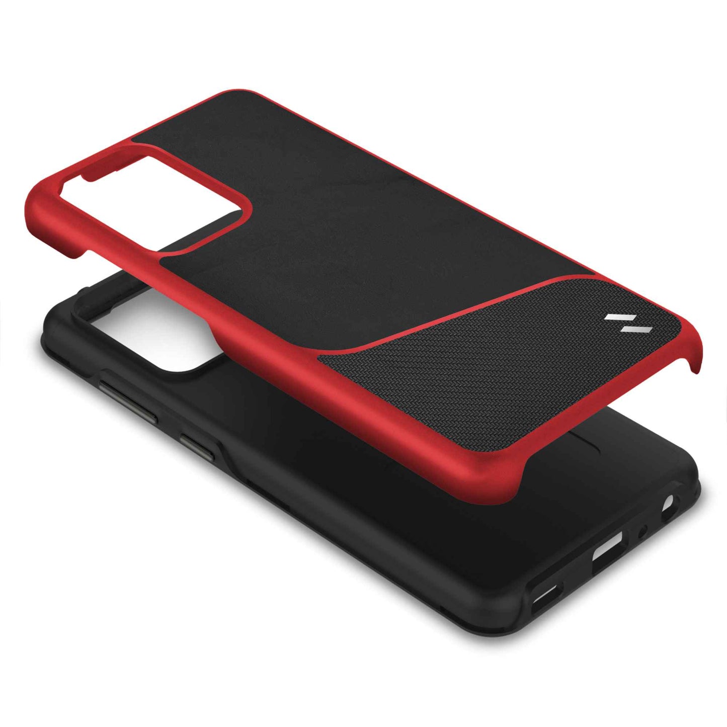 SAMSUNG GALAXY A52 5G ZIZO DIVISION SERIES CASE - BLACK & RED  (1101107)