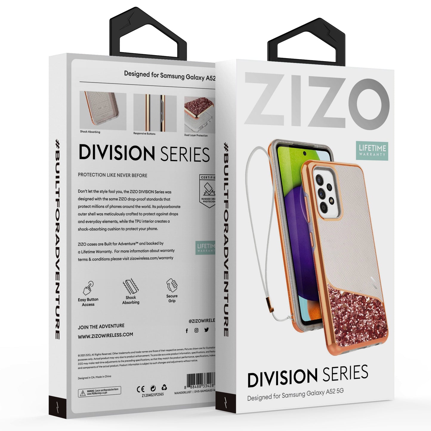 SAMSUNG GALAXY A52 5G ZIZO DIVISION SERIES CASE - WANDERLUST (1101105)