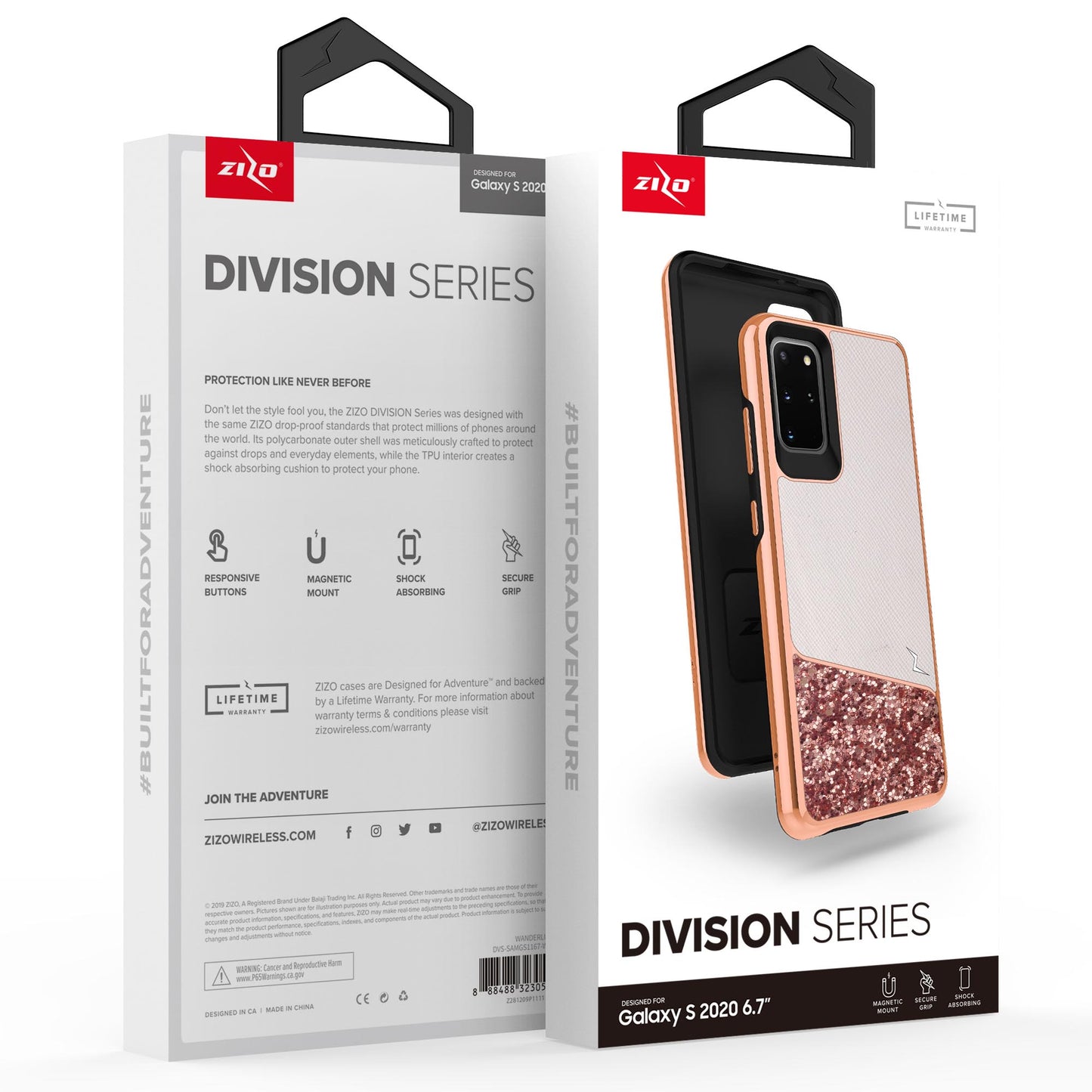 ZIZO DIVISION SERIES GALAXY S20+ CASE - WANDERLUST (10177)