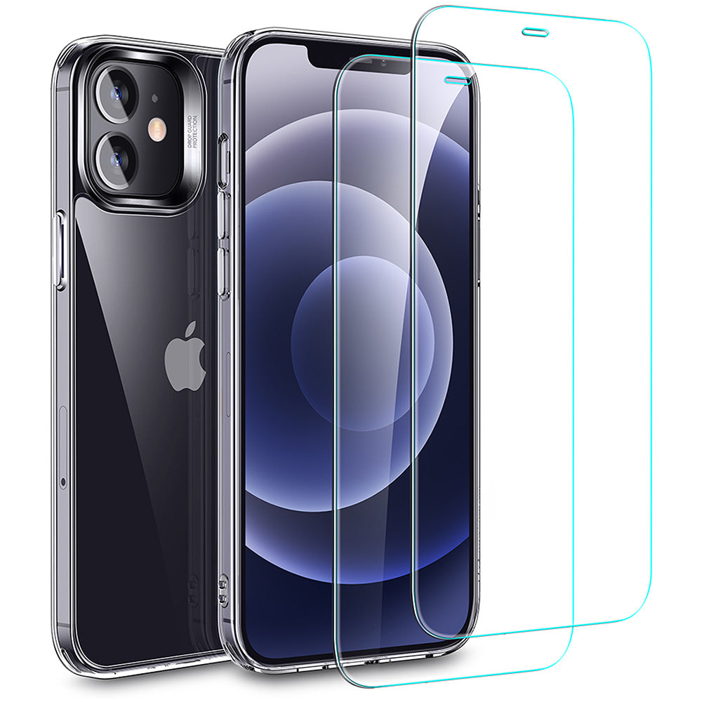ESR Classic Hybrid - Clear Case 1 Pack + Screen Shield 2 Pack for iPhone 12 mini   - Clear (110013)