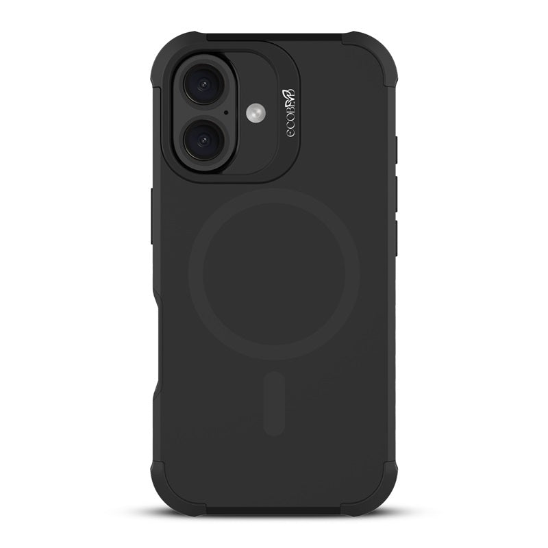 EcoBlvd Reforge Collection Case for Apple iPhone 16 Plus - Midnight Black (100% Compostable & Plant-Based) (1107457)