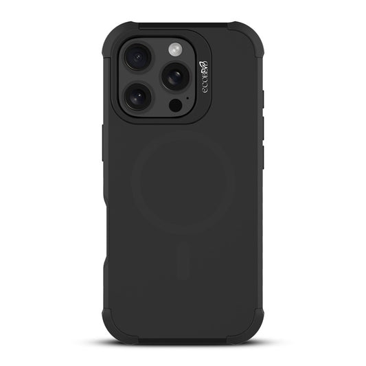 EcoBlvd Reforge Collection Case for Apple iPhone 16 Pro Max - Midnight Black (100% Compostable & Plant-Based) (1107456)
