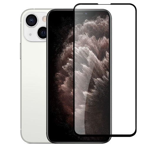 Apple iPhone 13 Mini 5.4 Book Package Full Screen Edge to Edge Tempered Glass - Black (1102278)