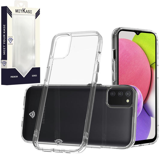 Samsung A03s METKASE Transparent Thick 2.0mm in Slide-Out Package - Clear (1106870)